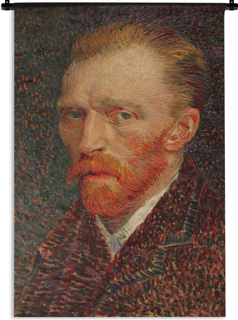 MuchoWow Wandteppich Wandbehang Selbstporträt - Vincent van Gogh 120x180 cm Tapisserie Dekoration Wandtuch - Schlafzimmer - Dekorationen für da...