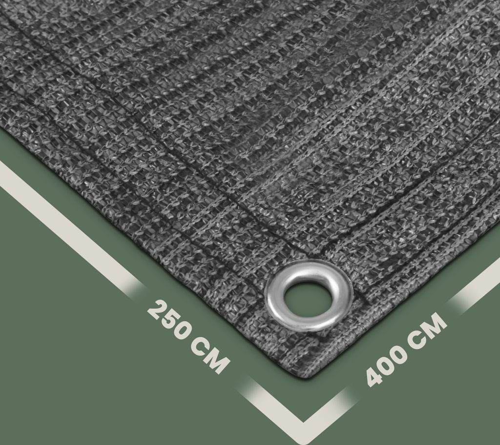 Tapis de camping - Tapis d'auvent HDPE 250 x 400 cm Image du produit 