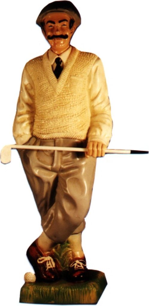 Design Golfspieler Figur Statue Skulptur Figuren Skulpturen Dekoration Deko 7610