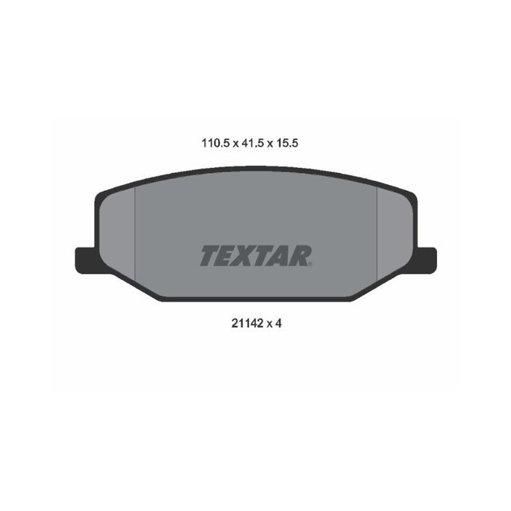 Textar Bremsbeläge vorne für Suzuki Super Carry Jimny Samurai SJ410 SJ413 + TD