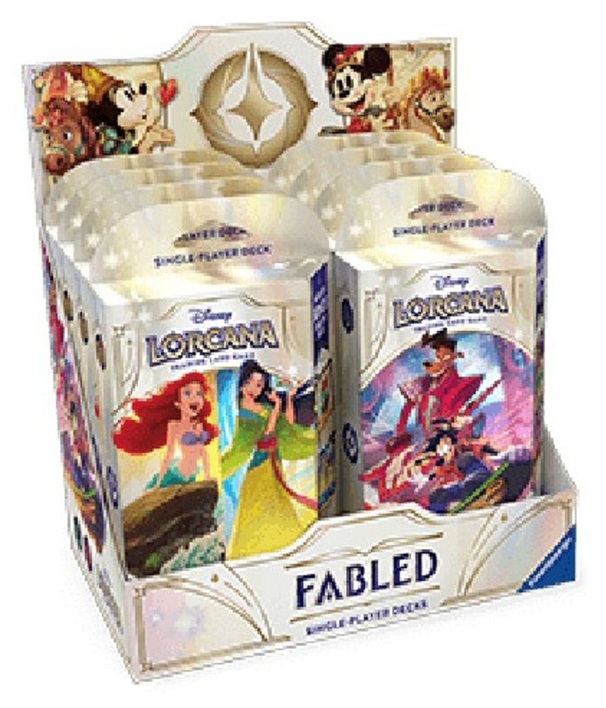 Disney Lorcana TCG Fabled Starter Decks Display (8) Obrázek produktu 