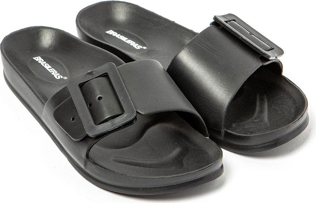 Brasileras Funflop Badesandalen Schwarz EU 38 Damen Schwarz EU 38
