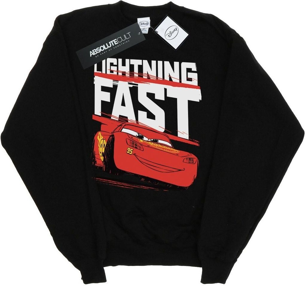 Disney - "Cars Lightning Fast" Sweatshirt für Mädchen BI11360 (116) (Schwarz)