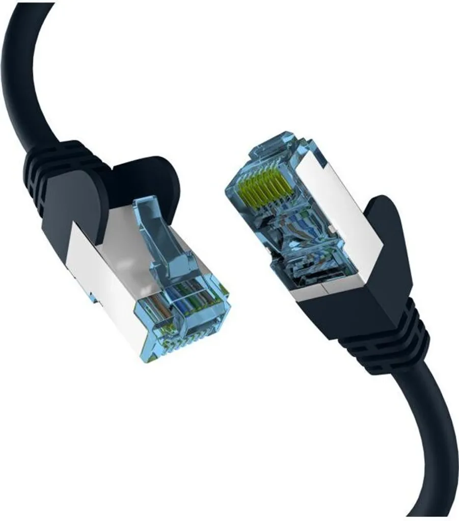 EFB EC020200152 EFB RJ45 PATCHKABEL mit CAT7 ROHKABEL SCHWARZ 2m