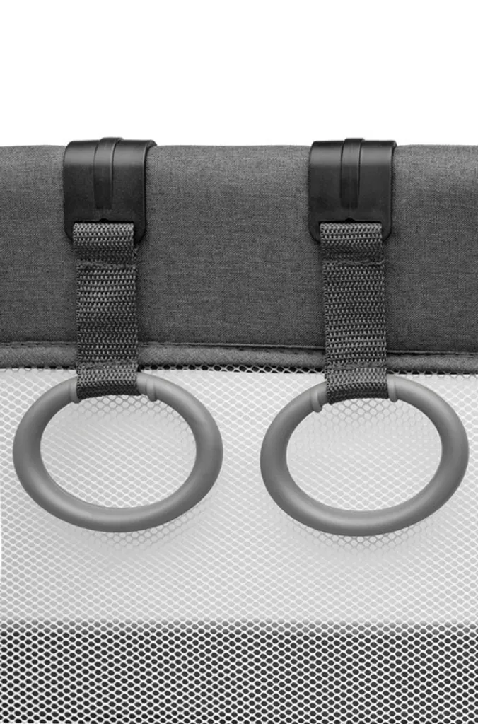 Parc bébé compact CARETERO Quadra graphite : Stable et facile à transporter - 12