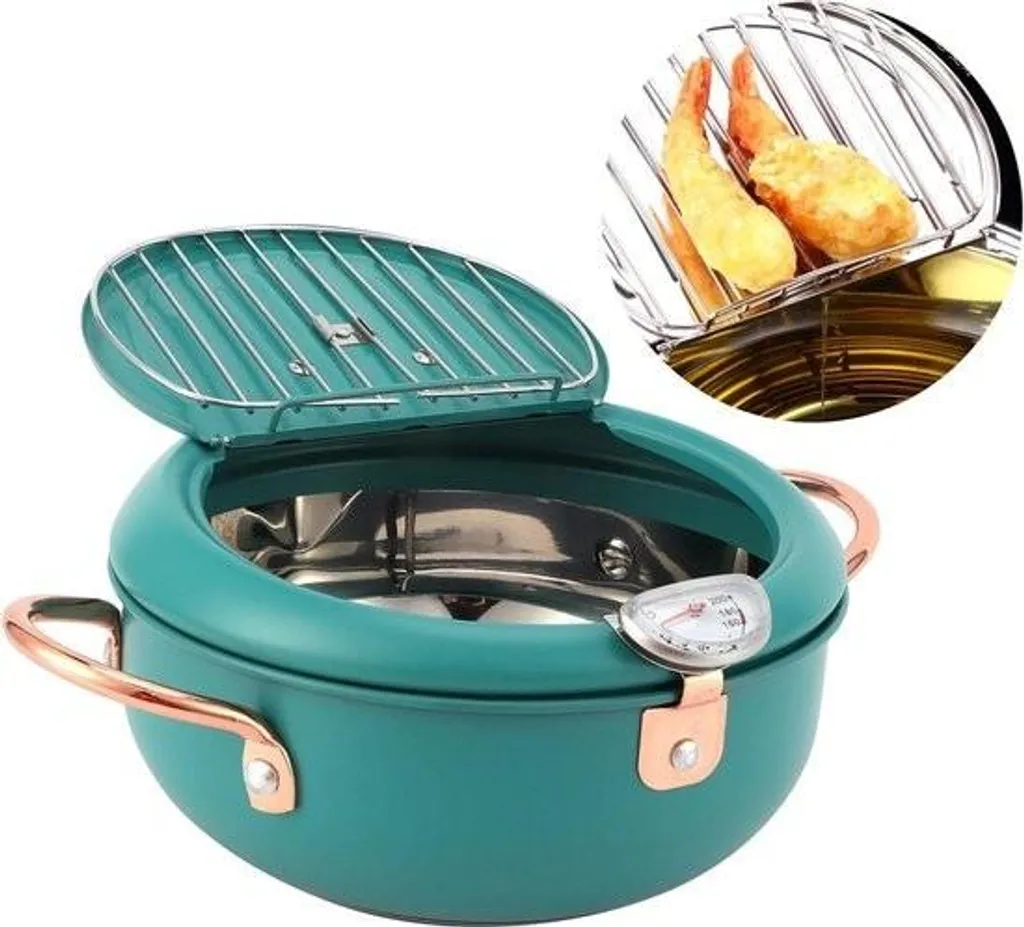 Friteuse induction en acier inoxydable 304 à poignée rivetée - 3