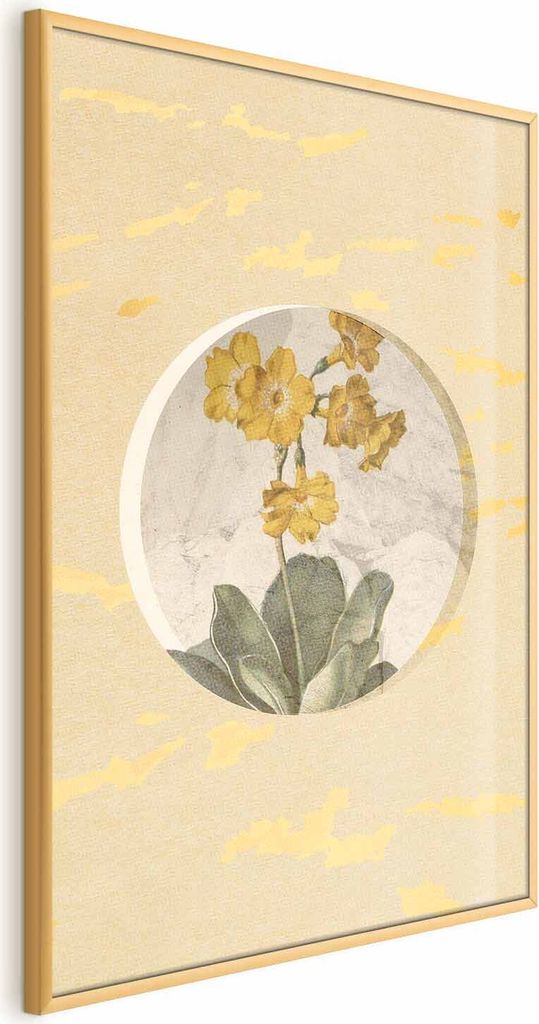 Posterpapier Poster - Flower in a Circle 29.7x42 cm Blumen b-A-0393-ao-a