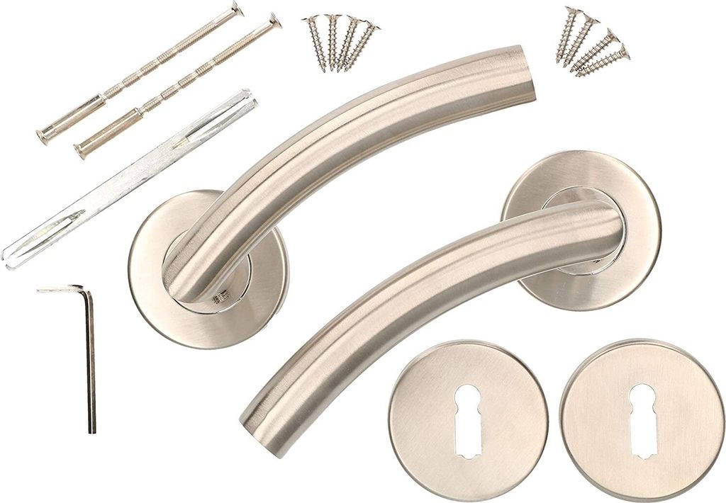 KOTARBAU Rosettengarnitur 130 mm INOX C BB–Buntbart Universal