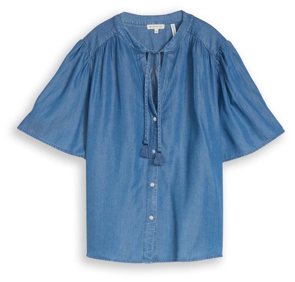 Bluse mit Quasten