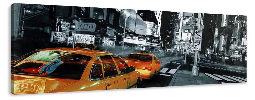 5710 Leinwandbild New York Taxi 120x40 cm