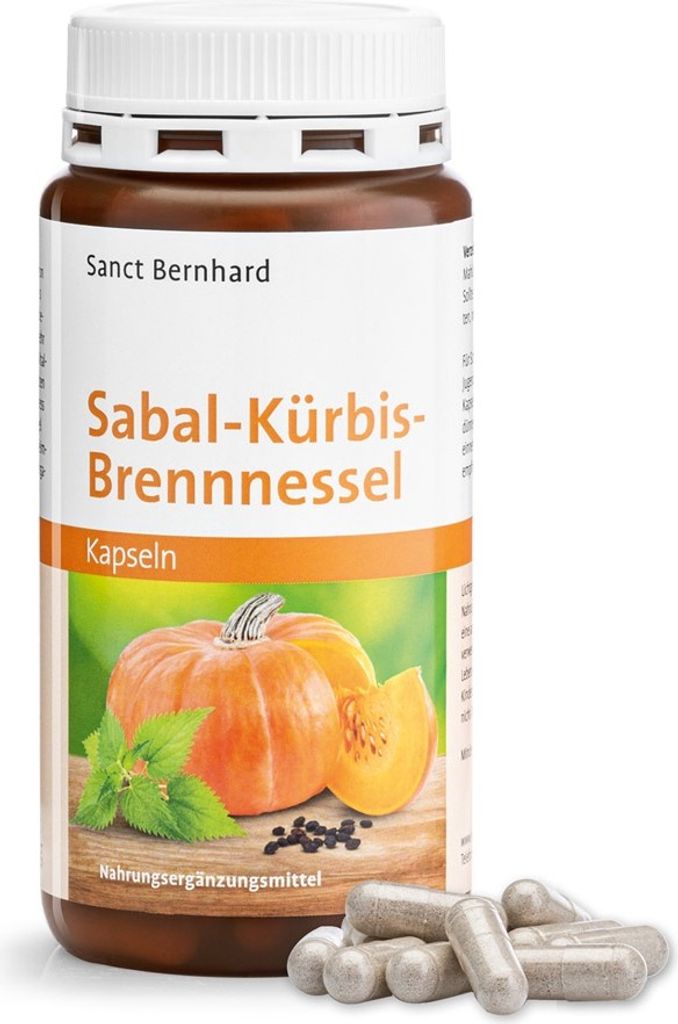 Sanct Bernhard Sabal-Courge-Ortie - 180 gélules Image du produit 