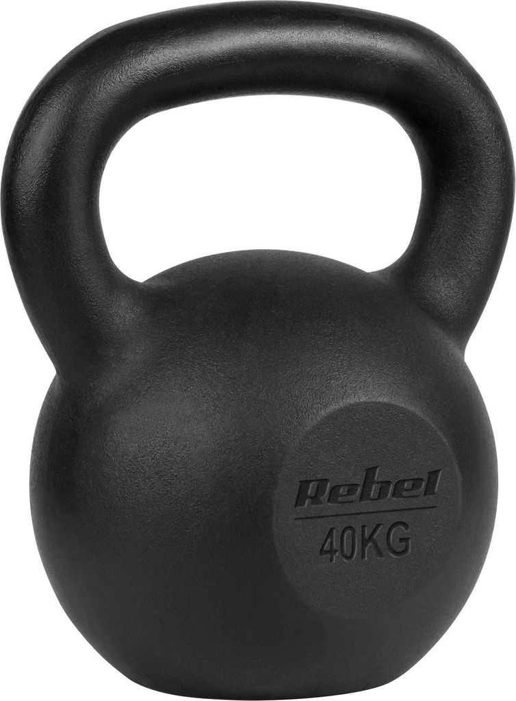Rebel Active 40kg Kettlebell Gusseisen für Fitness Training