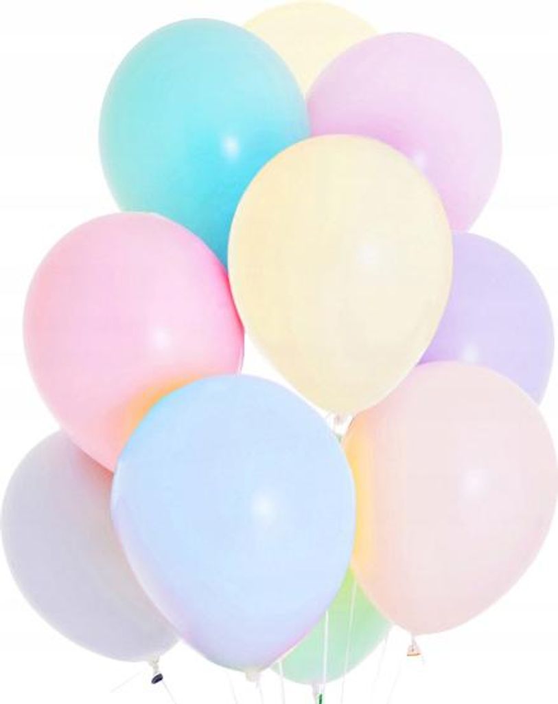 Pastellballons 11 Zoll, 25 Stück, PASTELL-Mix