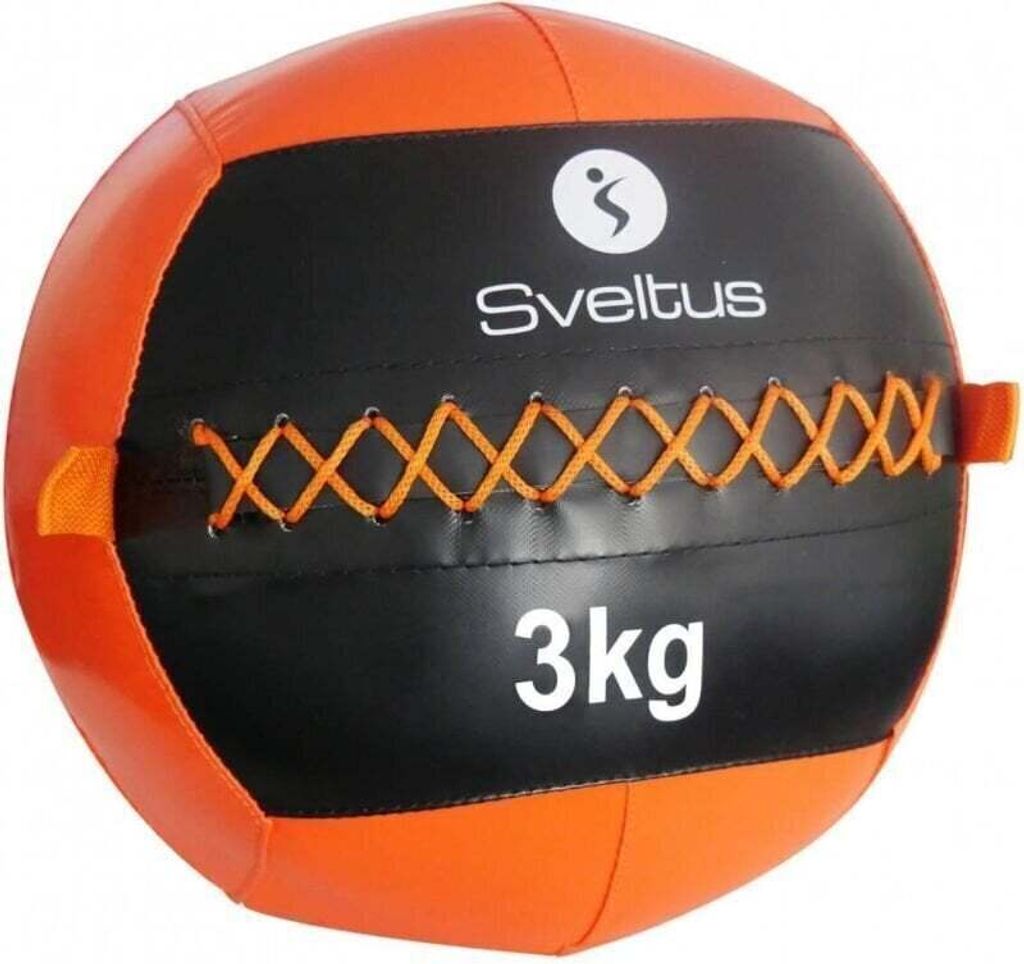 Sveltus Wall Ball Orange 3 kg - Ballon médicinal Image du produit 