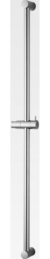 Duschstange Brausestange 100cm, wandmontierte Duschstange, verstellbarer Abstand 60 bis 100cm, mit Handbrausenhalterung, Ersatz für Dusche, Chrom