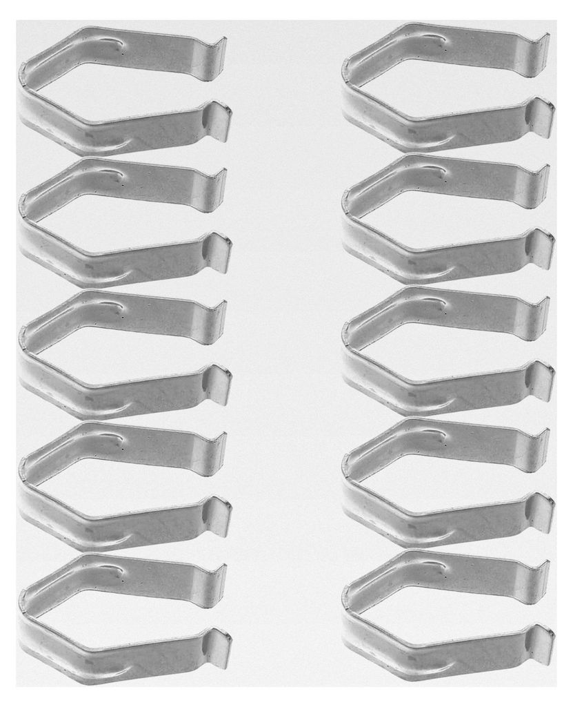 20 Stück verzinkte, robuste Federclips aus Eisen für Kleiderbügel zum Aufhängen von Röcken und Hosen, verstellbare Kleiderbügelclips für Kle...