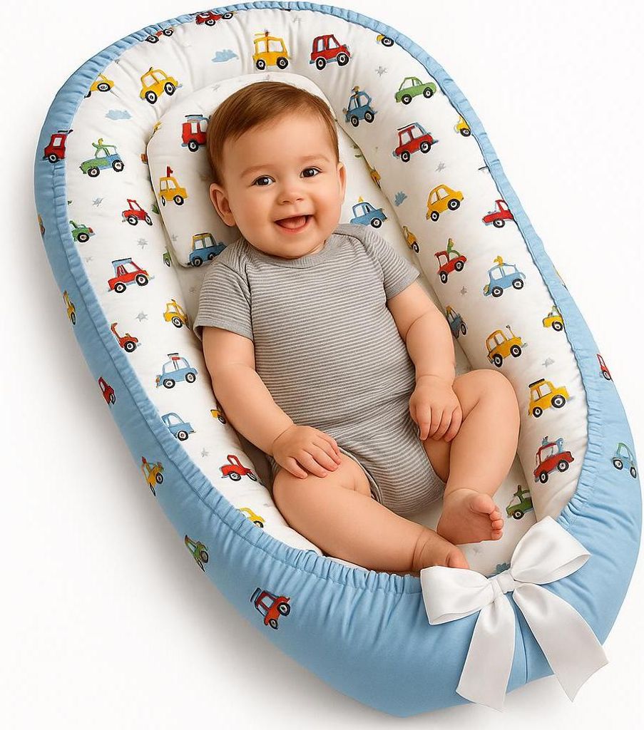 Baby Nest Košík na spaní pro miminka, Linomag®, se dvěma Obrázek produktu 