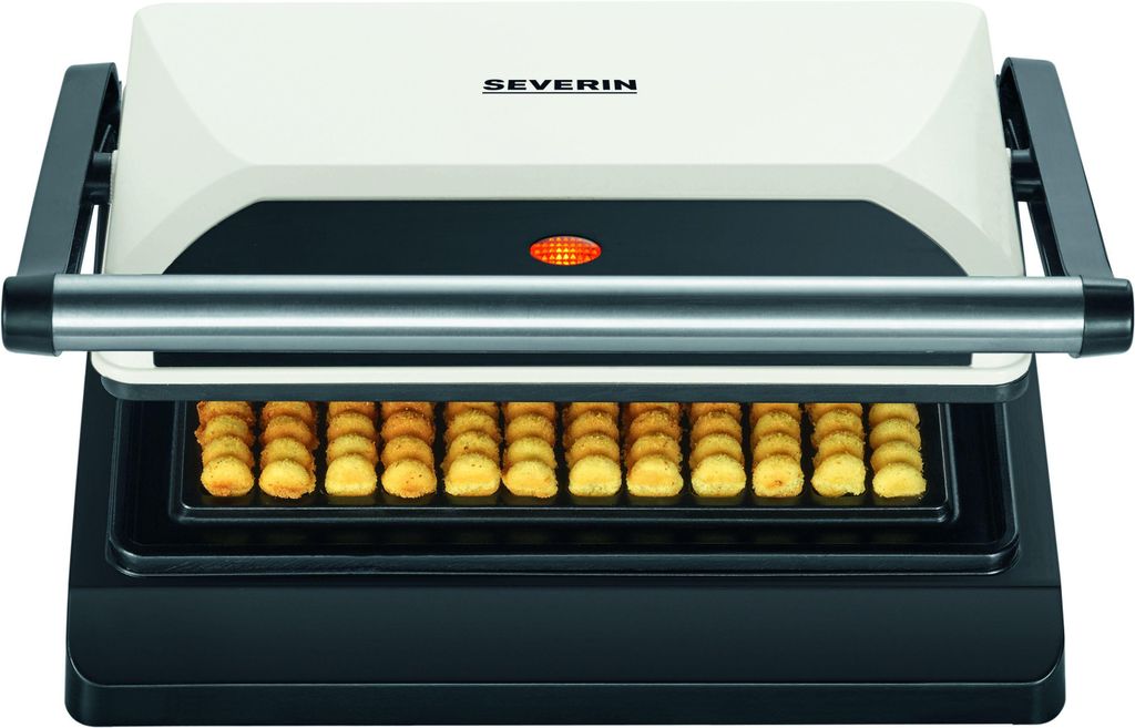 Severin WA 2114, 12 gof., Okrągły, Czarny, Stal nierdzewna, Zdjęcie produktu 