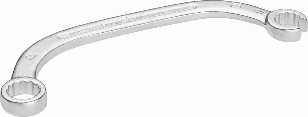 Hazet Turboladerschlüssel, Doppelsechskant Außen Doppelsechskant Profil, SW 10 x 12 mm