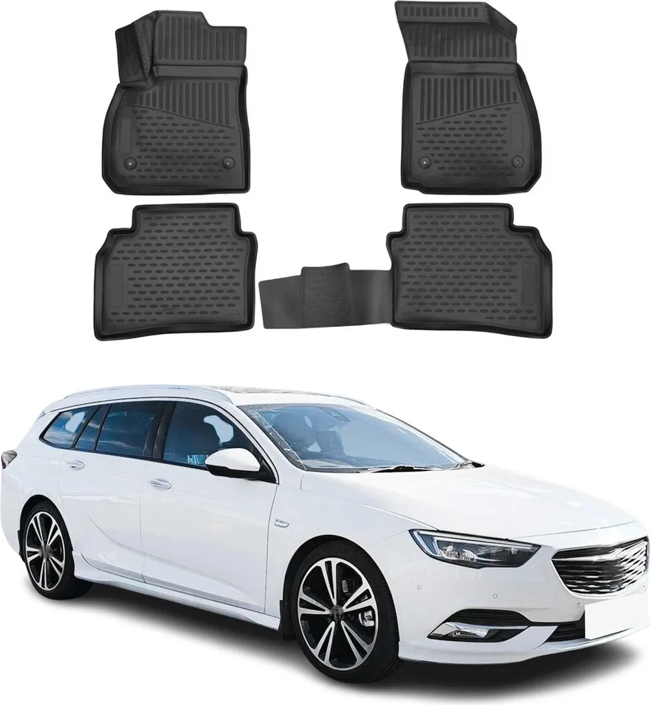 2017-2022 Opel Insignia B Tourer Tappetini TPE Nero 4 pz