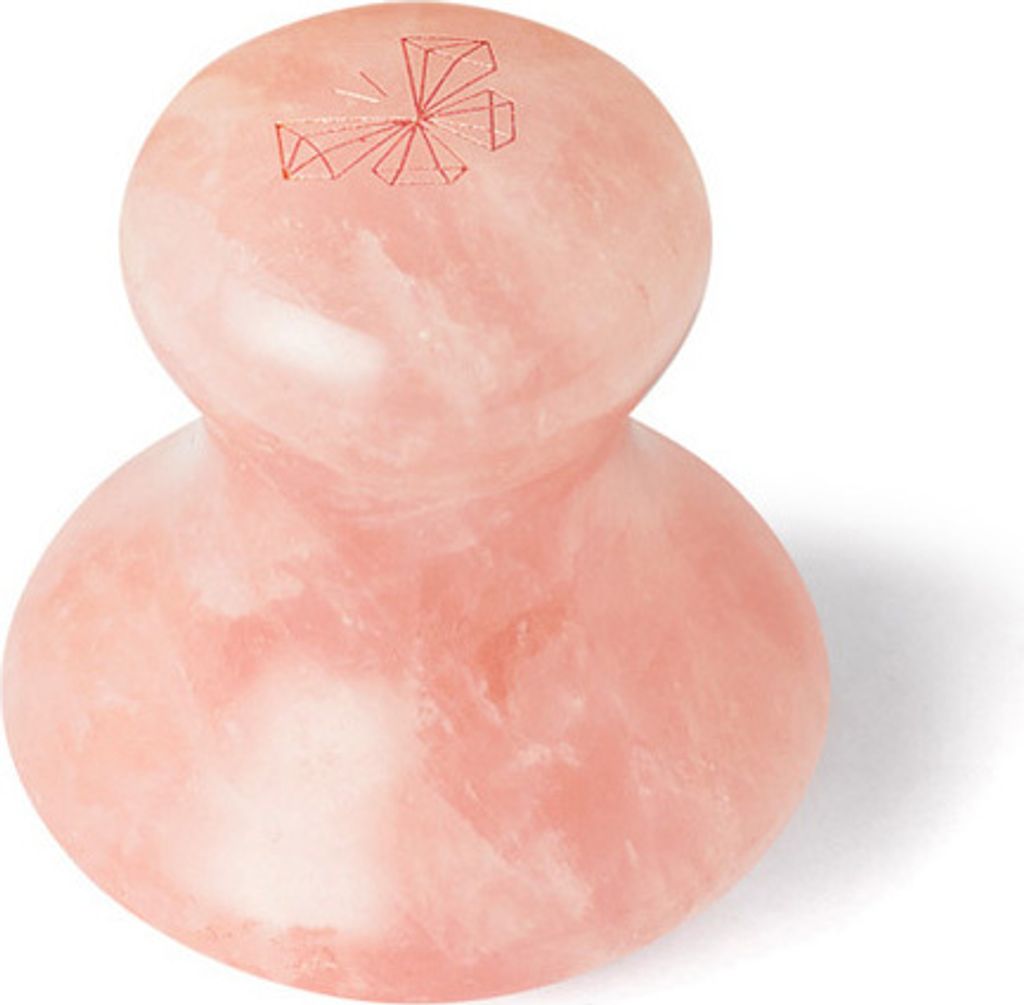 CRYSTALLOVE - Massaggiatore facciale al quarzo rosa, 1 pz Immagine del prodotto 