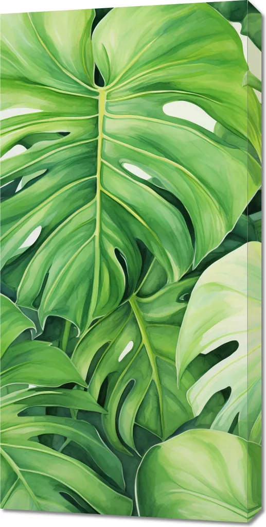 Quadro Moderno 50x100 I Segreti delle Foglie - Canvas Design Interni