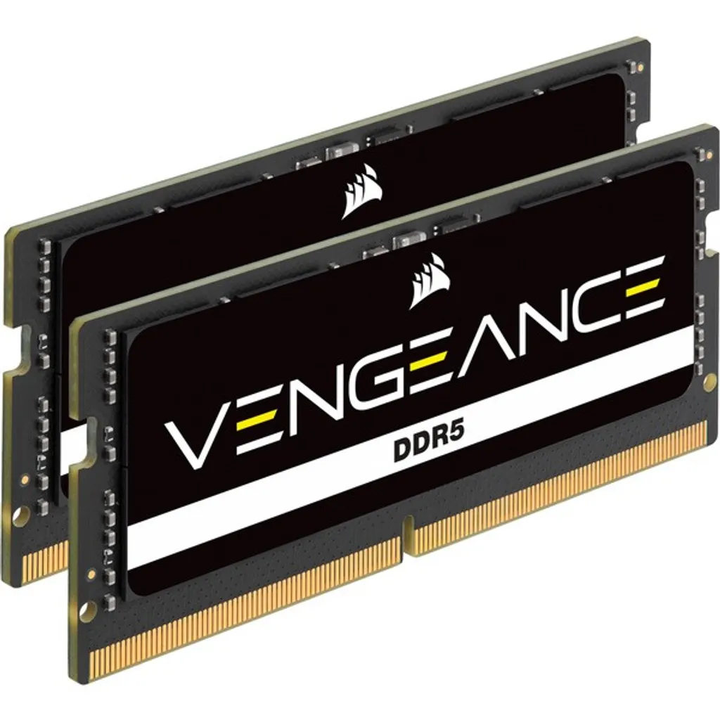 Mémoire Corsair Vengeance DDR5 16GB 4800MHz CL40 Kit 2x8GB SODIMM Noir