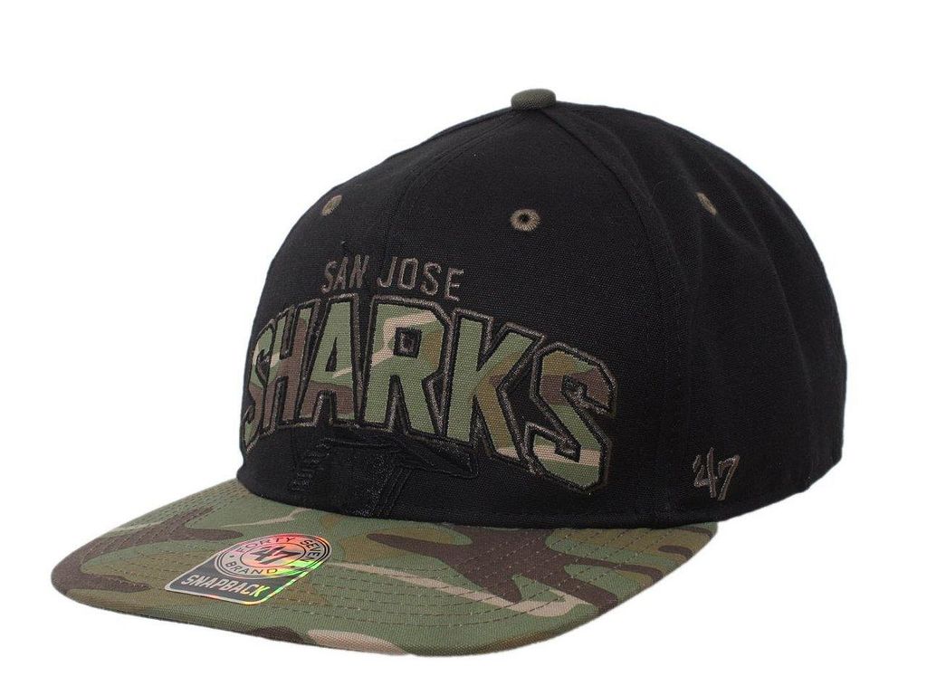 47 Brand - NHL Cap Basecap Kappe Mütze Eishockey "San Jose Sharks" (Nr. 44)