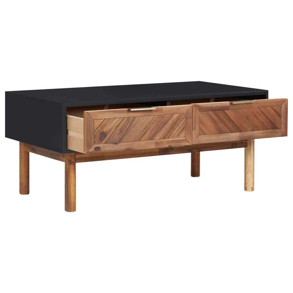 Stabli Möbel Couchtisch 90x50x40cm Akazie Massivholz und MDF - Couchtische Neu design199058