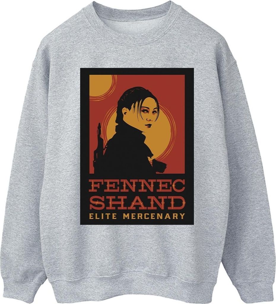 Star Wars - "The Book Of Boba Fett Elite Mercenary" Sweatshirt für Herren BI43958 (4XL) (Grau)