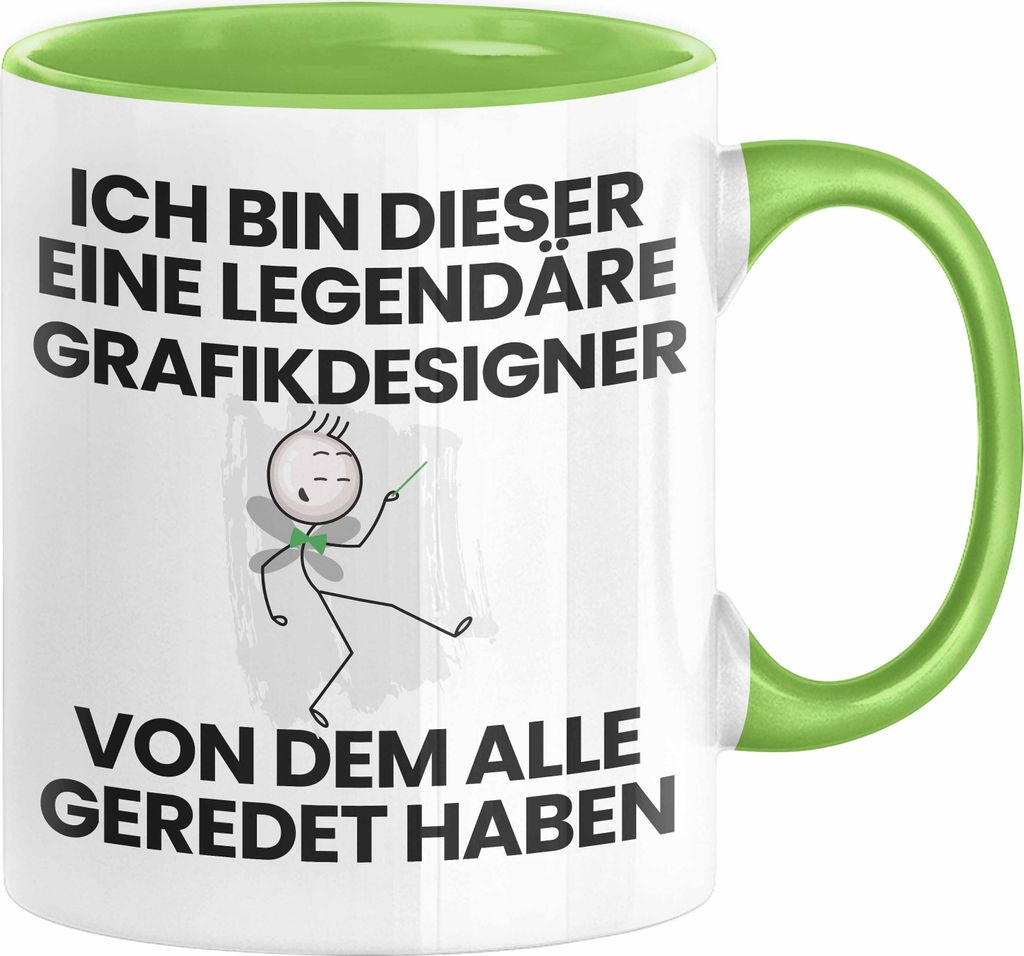 Grafikdesigner Geschenk Tasse Lustige Geschenkidee Geburtstag für Grafikdesigner Ich Bin Dieser Legendäre Grafikdesigner Von Dem Alle Geredet Hab...