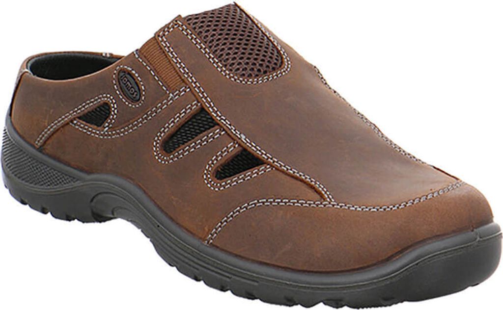 Jomos Marathon Clogs & Hausschuhe in Übergrößen Braun 455304 471 355 große Herrenschuhe, Größe:41