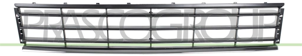 PRASCO Lüftungsgitter Grill Stoßfänger für VW Passat Variant (365) Schwarz