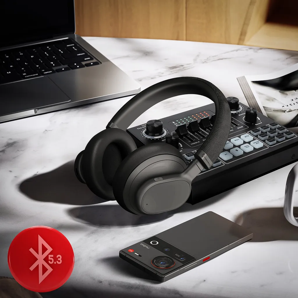 Casque audio Bluetooth réduction bruit active FORCELL F-AUDIO noir mat