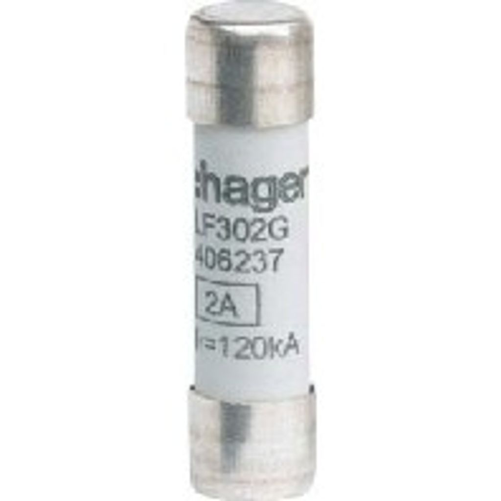 10 Stück Sicherungseinsatz 10x38mm gG 2A LF302G