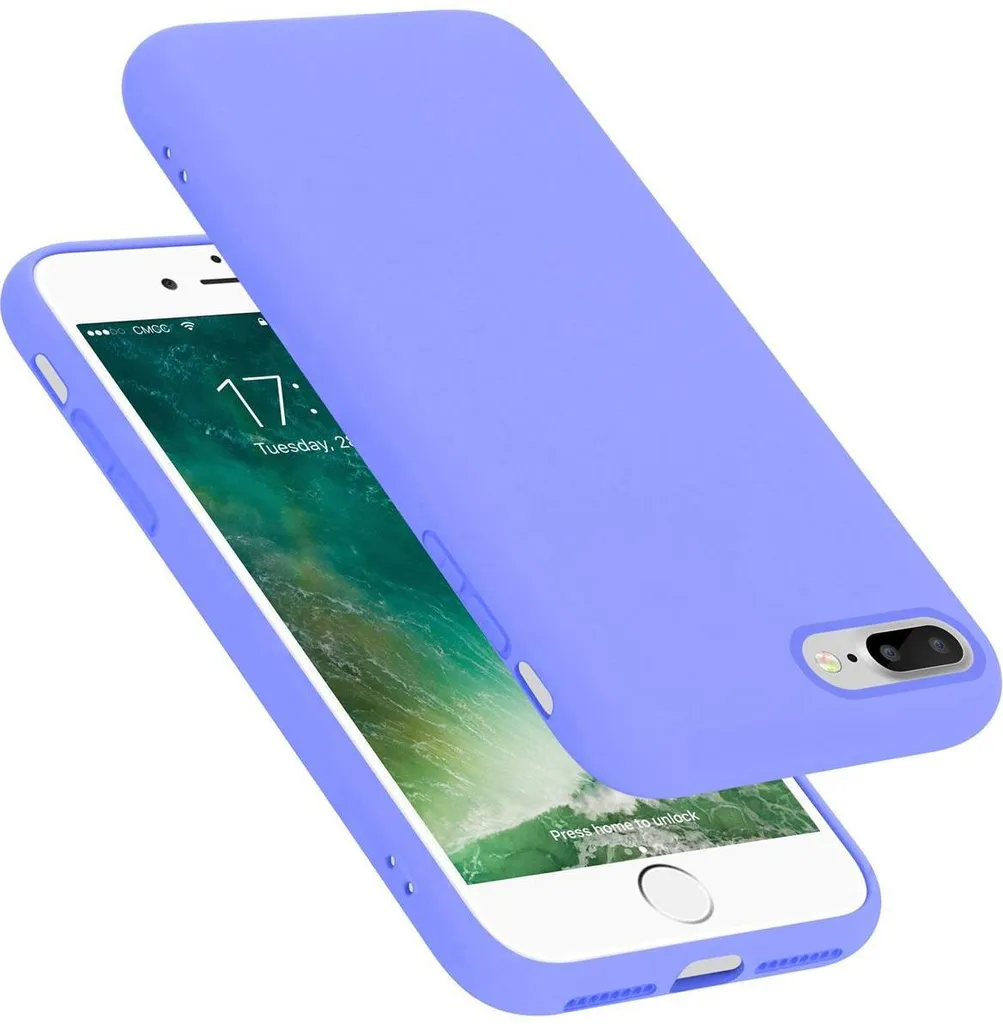Cover iPhone 8 Plus Viola Cadorabo - Custodia Sottile in TPU Etui