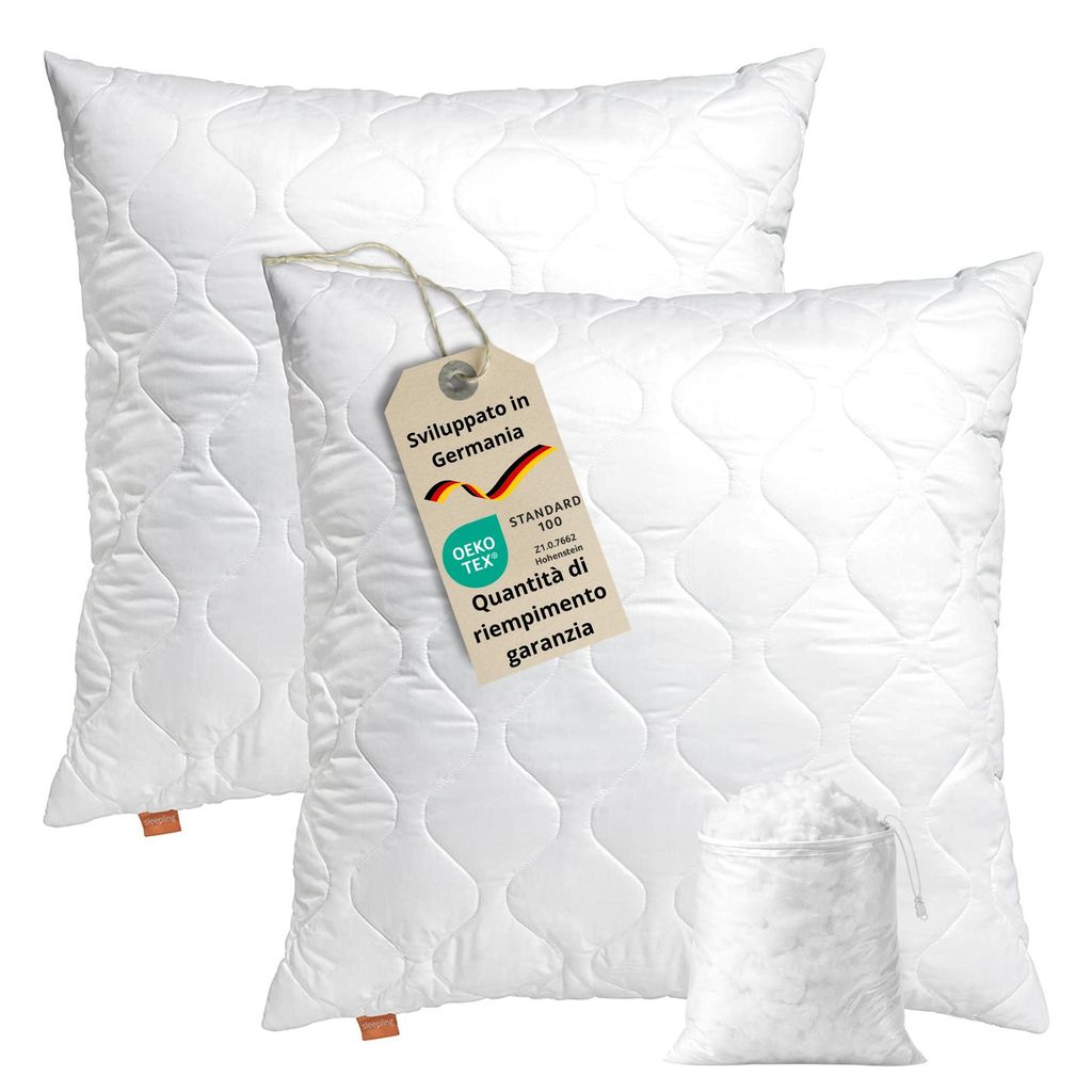 Cuscino 45 x 45 cm, set di 2, cuscino per divano, 100% Immagine del prodotto 