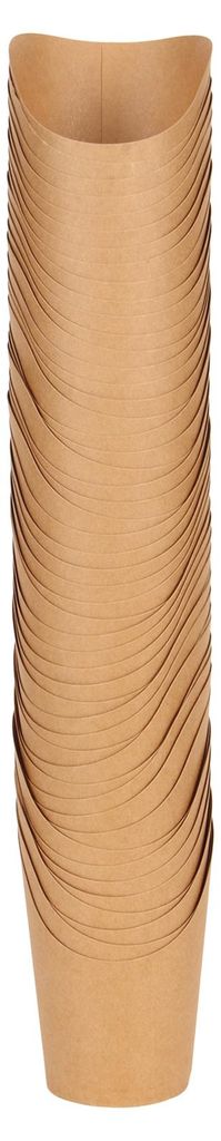 50 Stück wasserdichte Pommes-Frites-Halter aus Kraftpapier mit schräger öffnung, ölbeständige Popcornbox für Mitnahmepartys und Familien