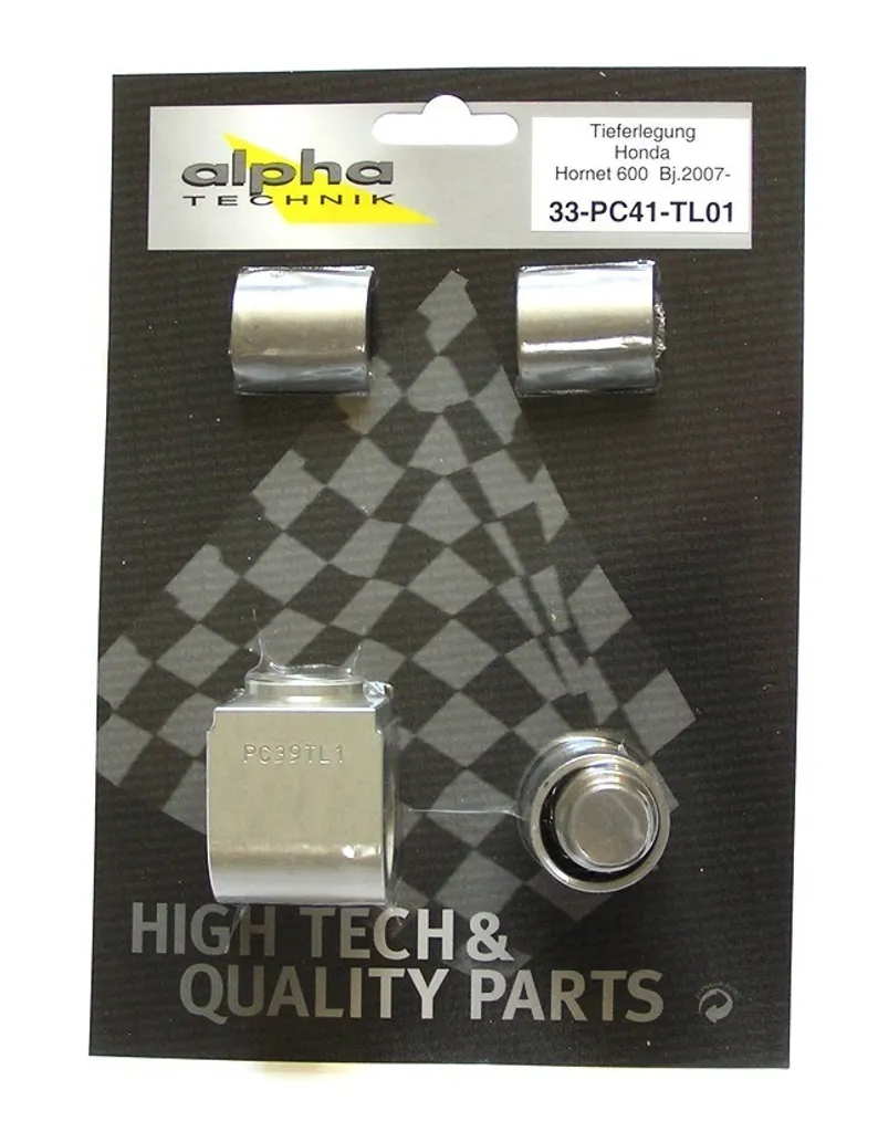Kit rabaissement moto 25mm pour Honda Hornet 600 PC41 dès 2007