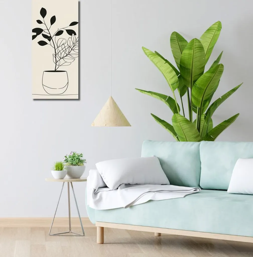 Quadro 30x70 cm Semplicità Vasi - 2