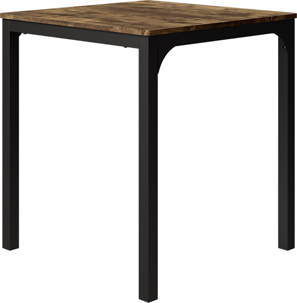 Tavolo da pranzo Vicco Fyrk Nero/quercia rustico 70 x 70 Immagine del prodotto 