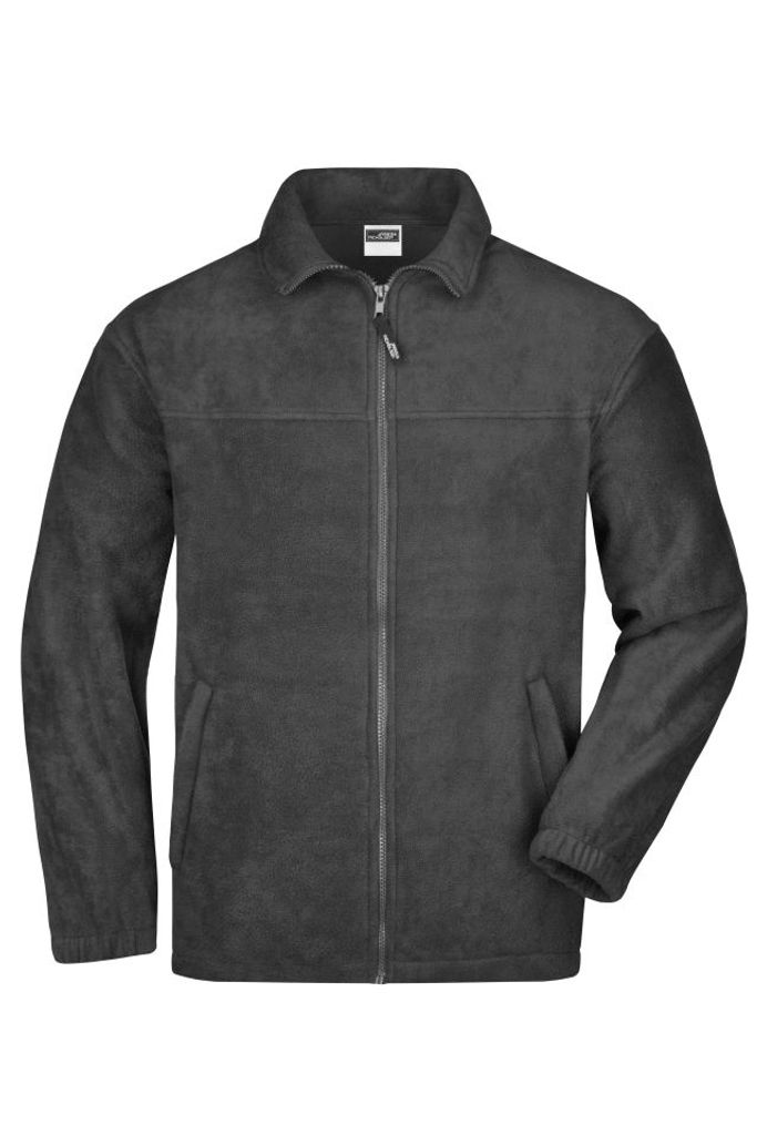 Full-Zip Fleece Jacke in schwerer Fleece-Qualität dark-grey, Gr. XXL