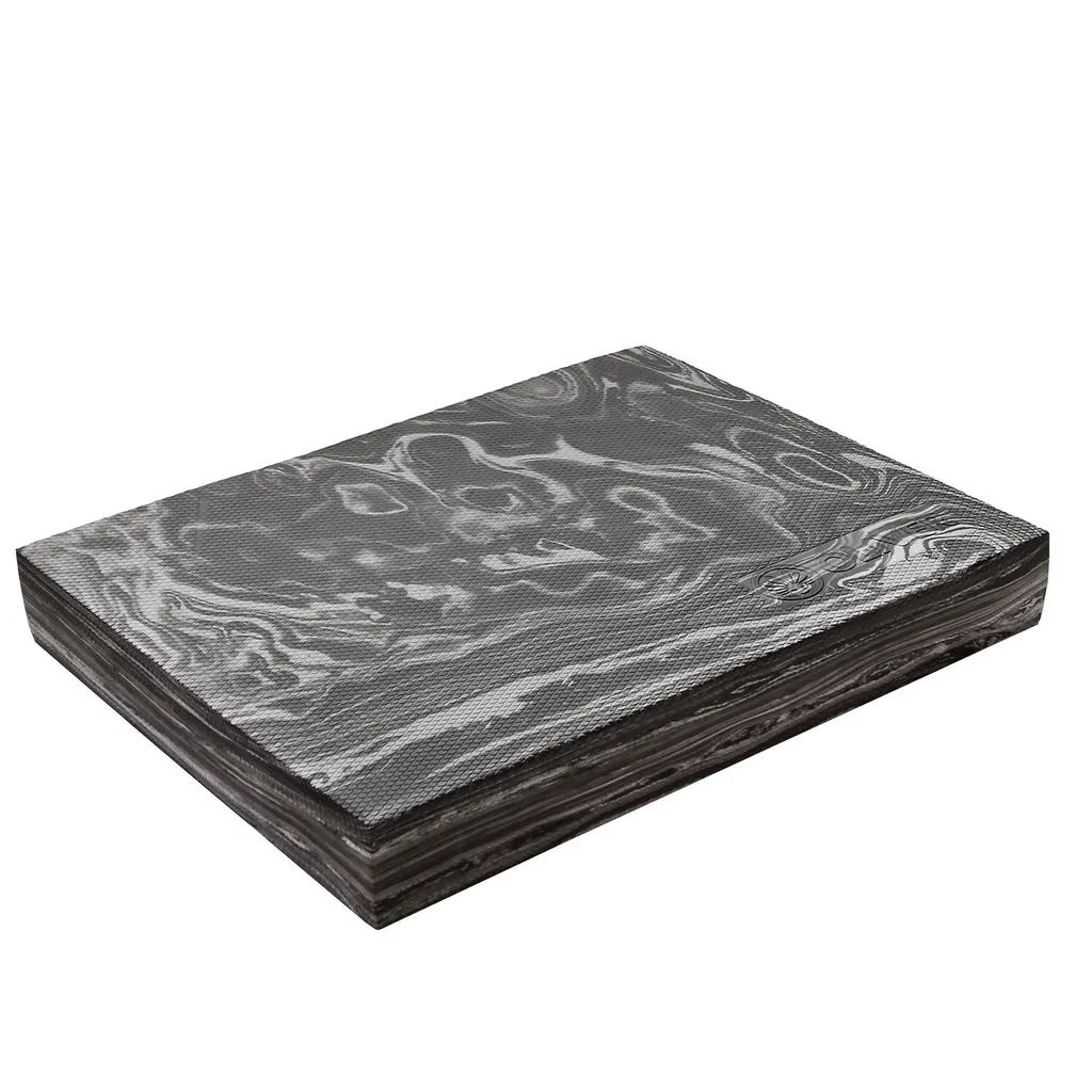 Balance Pad PRO Oliver Noir Marbré - Mousse Antidérapante et Ergonomique