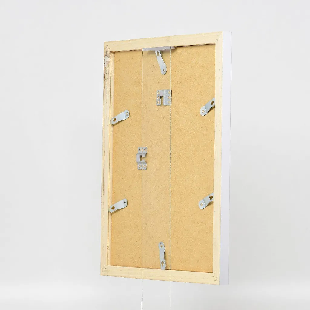 Cornice Argento 25x50 cm in Legno Effect - Design Profilo 41 Elegante - 11