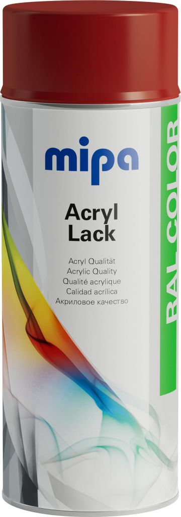 MIPA Acryllack RAL Color Farbspray 400ml RAL3000 - feuerrot Produktbild 