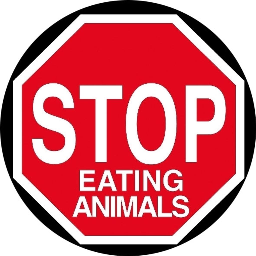 STOP eating animals, Button