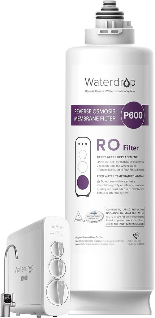 Waterdrop WD-G3P600-RO Umkehrosmose-Wasserfilter, Ersatz Produktbild 