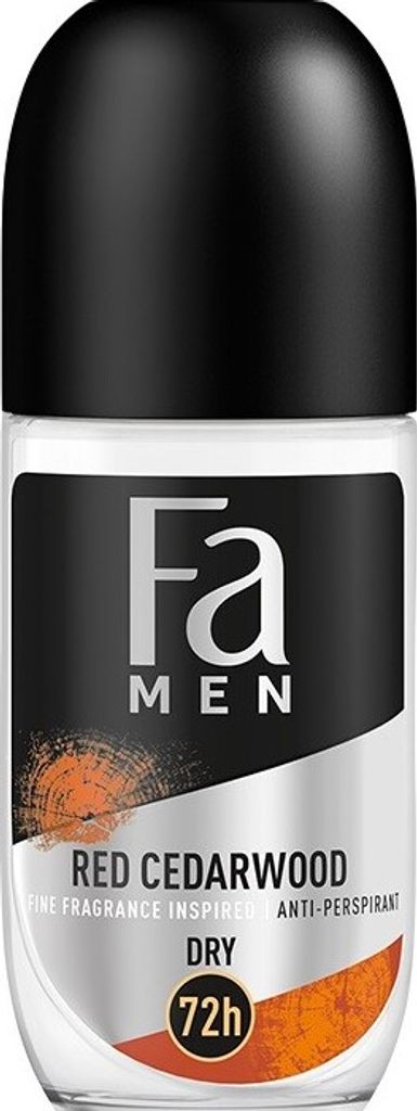 FA Men Anti-Transpirant Deoroller fr Mnner Red Cedarwood 50ml