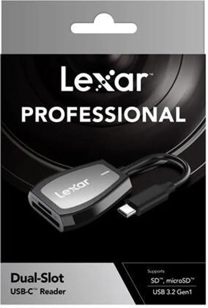 Lexar Pro USB-C Dual-Slot Reader | UHS-II 312MB/s per Content Creator