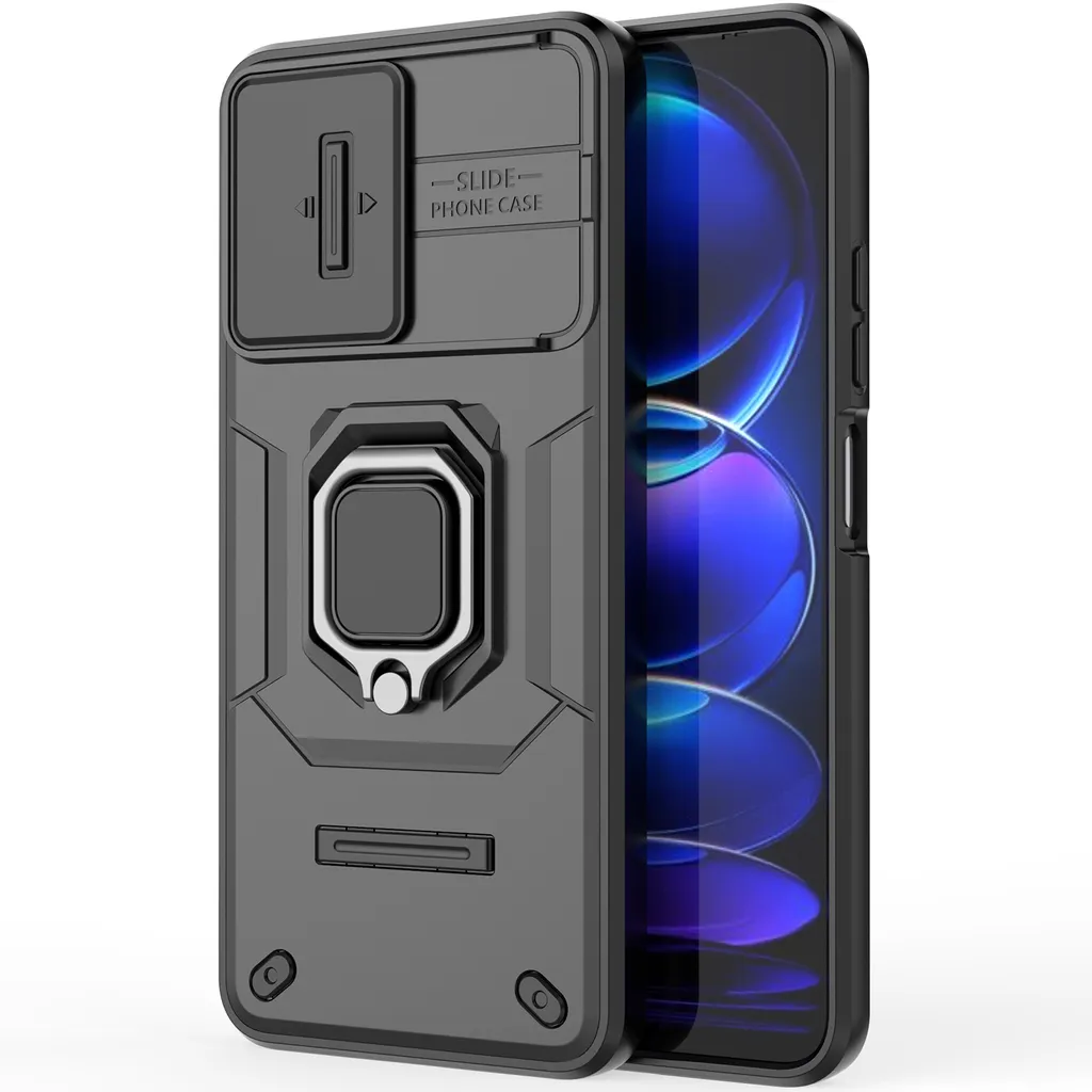 Custodia Elegante Rossa Redmi Note 12 4G: Grip Sicuro e Protezione